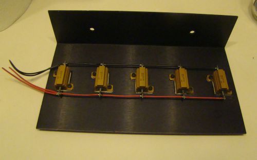 (Lot of 5) Dale Resistors KH-25 25W on Plate 25 Ohm 1% 25W