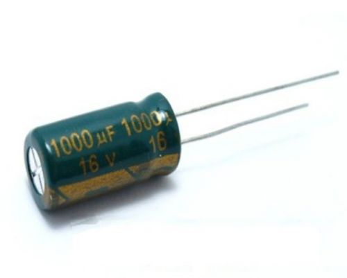 50pcs 16V1000UF high-frequency capacitors 10*17mm