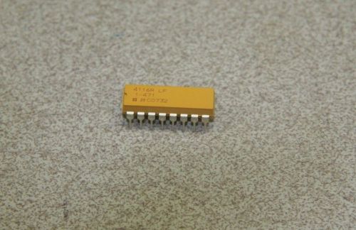 Bourns     p#4116r-1-471lf  resistor 470 ohm 250mw 2% 16 dip net isolated rohs for sale