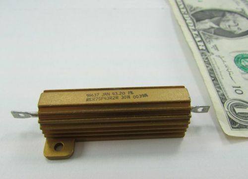 Vishay Dale Metal Encased Wirewound Resistor ERH-50 1% 30W 43.2 Ohm RER75F43R2R