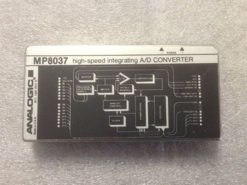 ANALOGIC MP8037 HIGH SPEED INTEGRATING A/D CONVERTER