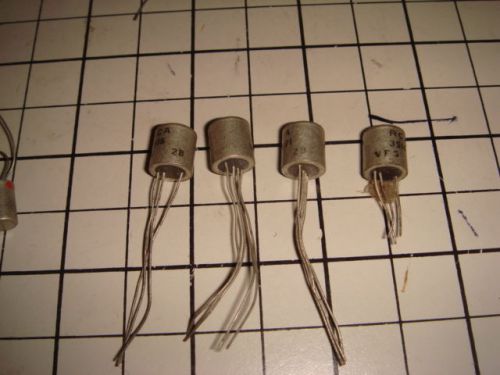 4 Early RCA Transistors  Two 3516    2N370  2N371
