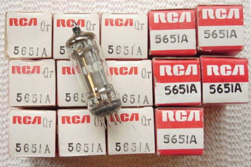 Rca 5651a, cold-cathode, glow-discharge voltage ref tube: 85v @ 2.5ma, low-noise for sale