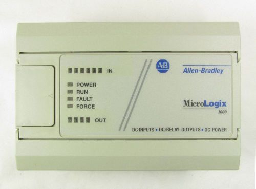 Allen Bradley, MicroLogix 1000, 1761-L10BXB, SER F, Very Good Condition