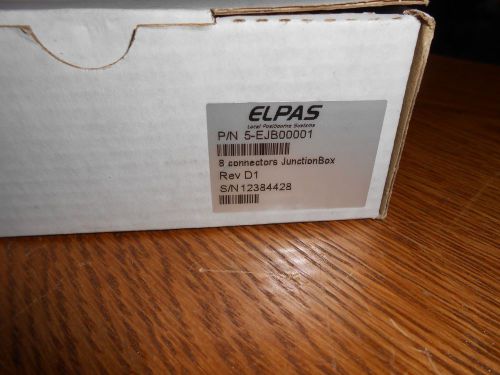 elpas 5-ejb00001 8 connectors junction box new in box rev d1 40 available