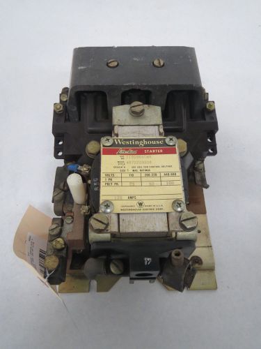 Westinghouse 11200k4cnn size 4 110v-ac 100hp 135a amp motor starter b352638 for sale