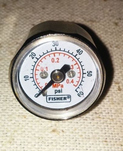 Brand new fisher controls pressure gauge 18b7713x042 60 psi for sale