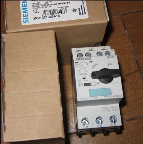 1pcs new siemens motor protection circuit breaker 3rv1021-0ga15 for sale