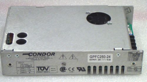 CONDOR GPFC250-24 24V 10.5A POWER SUPPLY