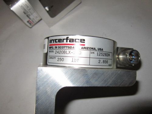 INTERFACE 2420BLX-250  250 lbf 3.246mV/V LOAD CELL SENSOTEC