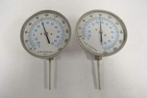 Lot 2 trerice 52-2796 temperature gauge -20-95c 5in face b253347 for sale