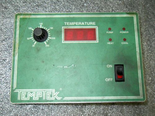 (v43) 1 used temptek 213700 vt ls temperature controller panel for sale