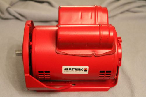 Armstrong 1/2 hp pump motor 115/208-230 1 ph reversible nos 1725 rpm made usa for sale