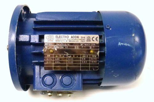 Electro adda fc63-2/4 motor .11/.15kw 480v for sale