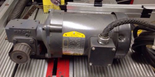 5 hp baldor electric motor with hub city 10/1 differental for sale