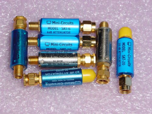 Mini-Circuits SMA Attenuators ( 7 pcs Total ) Take a Look