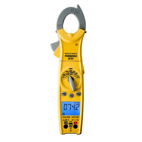 Fieldpiece sc57 wireless swivel head clamp meter for sale