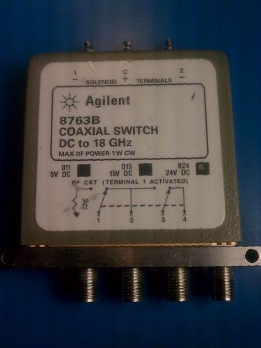 HP/Agilent 8763B Coaxial Switch,DC to 18GHz