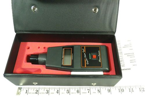Digital photo tachometer w/ case blue-point eedm508a   (up10a) for sale