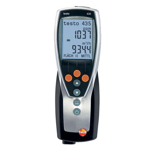 Testo 435-2 (0560 4352) multifunction hvac and iaq meter w/ pc software and usb for sale