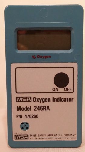 Msa oxygen indicator model 246ra p/n 476260 (mine safety appliances company) for sale