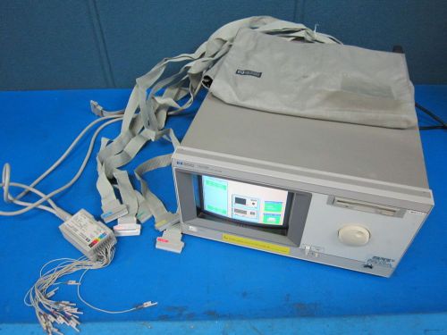 Hp 16500b logic analyzer w 16517-63202  with modules hp 16517a master 16550a for sale