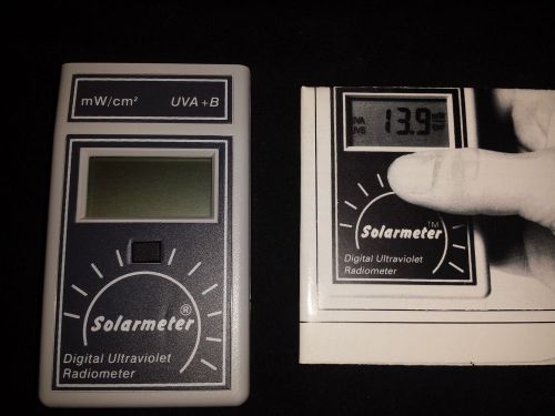 Solarmeter Model 5.0 Total UV Meter A+B Ultraviolet Light Meter UVA+B in Box