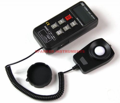 Tes-1336a digital datalogging light lux meter tester (rs-232) 20000 lux fc for sale