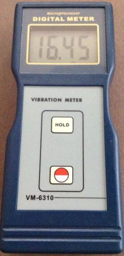 New Digital Handheld Vibration Meter Tester Gauge Velocity Long Accelerometer