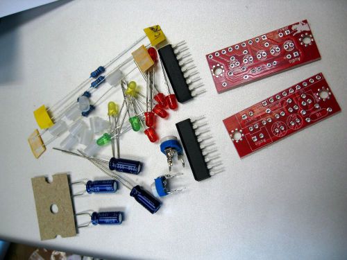 LED VU Meter dB Meter Driver Module Kit for Power Amplifier With Tracking No.