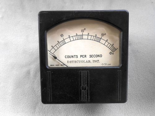 Vtg counts per second detectolab meter ornl inst dept 0-10/4 communication gauge for sale