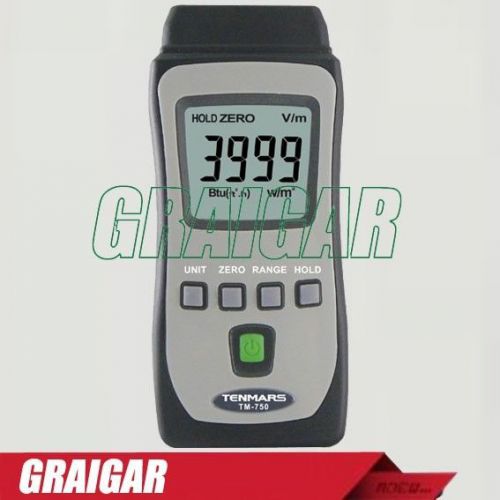 Tm-750 mini pocket solar radiation power meter tester range 4000w/m2 634btu new for sale
