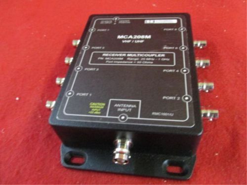 8 Port MCA208M VHF/UHF Receiver Multicoupler - 25 MHz to 1 GHz
