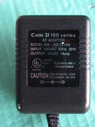 AC Power Adapter Supply COM 21 100 Series AD-121AN Multi-Purpose #1