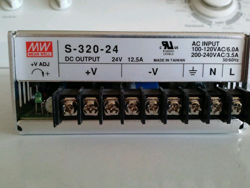 Mean Well S-320-24 (USED) Power Supply 24VDC 12.5 Amps