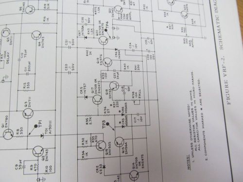 Texas Instruments 6511 Pulse generator Instruction Manual w/ Schematics 46177