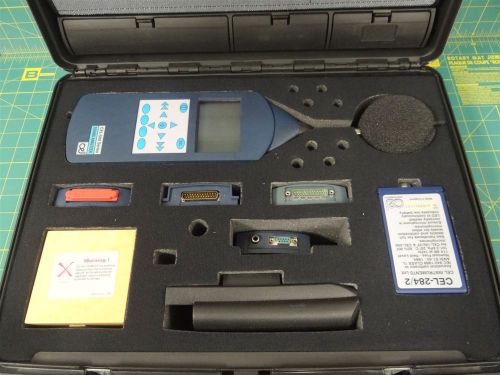 Cel instruments model 593.c1 sound level meter w/ case &amp; accessories for sale