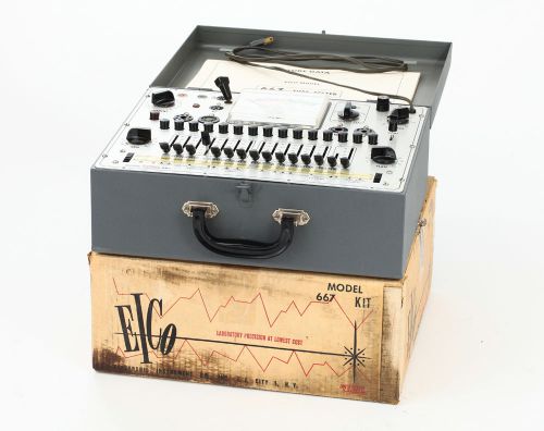 Eico 667 dynamic conductance tube &amp; transistor tester in original box for sale