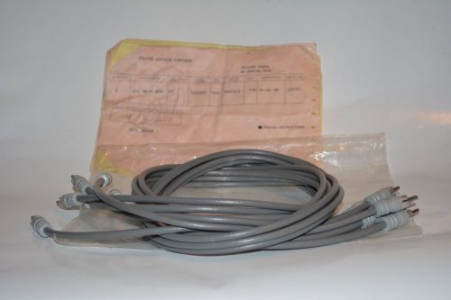 Collins Radio RCA Cables (6ea) for S-Line, station cons, etc. Orig docs incl.
