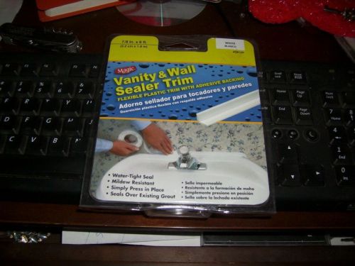 Magic vanity and wall sealer trim white brand new for sale