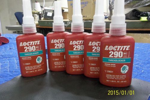 Lot w/ 6 loctite 290 threadlocker wicking grade expiration date cut off for sale