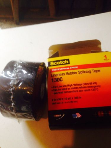 Scotch® Linerless Rubber Splicing Tape 130C, 2 in x 30 ft (5) Rolls
