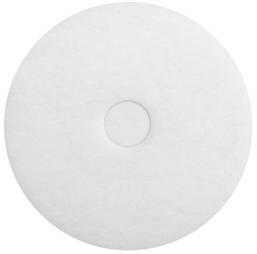 1 box of 5 premier pads floor buffing / polishing pad, white 19&#034; for sale