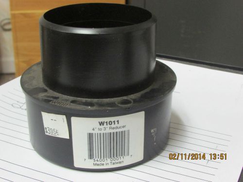 Plastic 4&#034; - 3&#034; Reducer / Dust Collection / Woodstock  #W1011