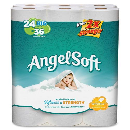 Angel Soft Ps 24 Roll Bathroom Tissue - 2 Ply - 198 Sheet - 96 / (77239ct)