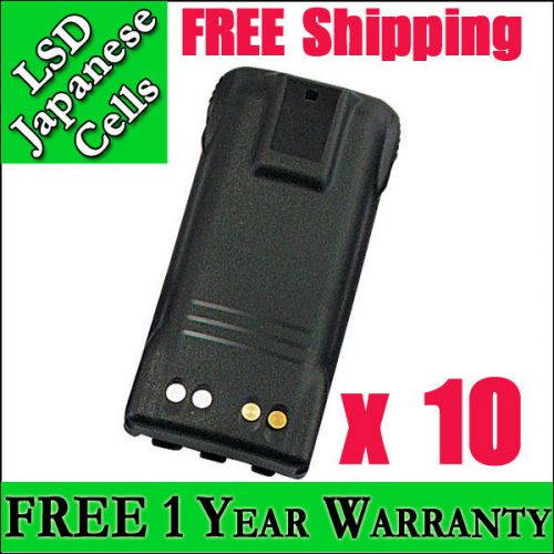 10 batteries hnn9008 1600mah for motorolaats2500 ht750 ht1250 mtx8250mtx900 sale for sale