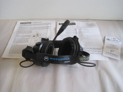 Motorola BDN6635B David Clark VOX Headset with Boom Microphone Excellent Set