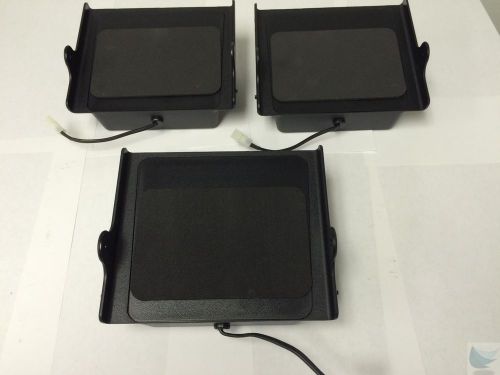 Lot of 3 new hln6042a motorola spectra radio deck trays-go from mobile 2 desktop for sale