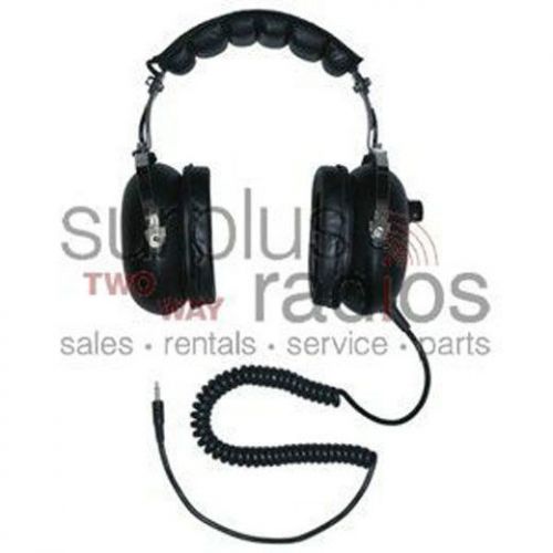 Racing dual ear headset scanner 3.5mm motorola icom kenwood radios cp200 cp185 for sale