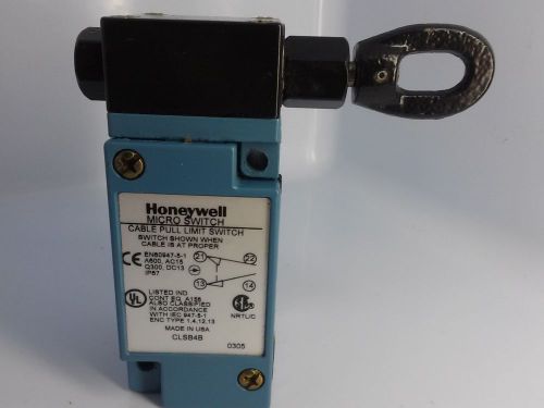 Honeywell CLSB4B Cable Pull Limit Switch